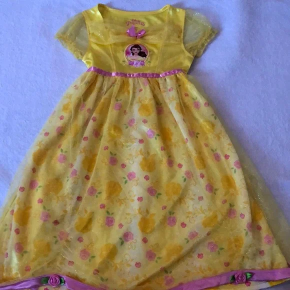 Disney | Dresses | Disney Princess Belle Dress Yellow Size 4t | Poshmark